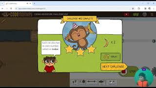 CodeMonkey - Coding Adventure Part 1 Fundamentals Challenge # 51 - 54