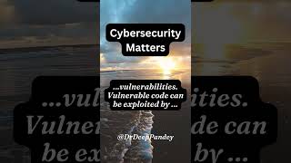 Cracking the Code: Cybersecurity Matters - Secure Coding Practice | #DrDeepPandey #cybersecurity