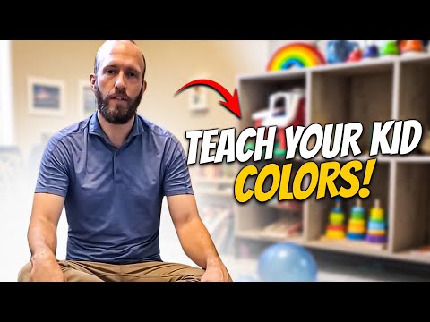 The BEST way to teach colors to your toddler