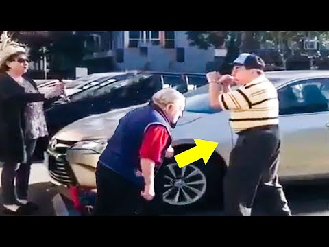 Old Man Boxer Beats Young Man