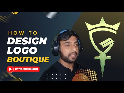 How to design logo - Grit & Glam Boutique | Logo Design Process | Dynamic Design