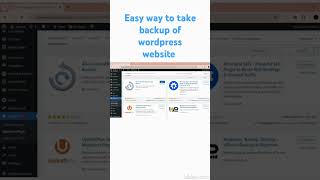 *How to Take a Backup of WordPress website – Easy & Secure Methods!"#wordpress #backupwebsite
