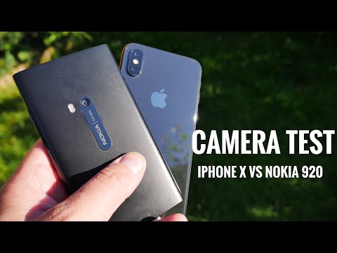 iPhone X vs Nokia Lumia 920 camera test