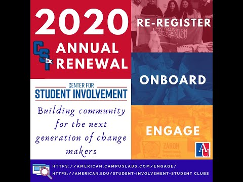 Engage Tutorial- Re-Registration for Annual Renewal