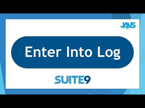How to use the Enter Into Session Log Button: JAVS Suite 9 Software