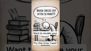 Work Smarter with Pomodoro Technique #ProductivityHacks #FocusTips #mindcypher #shorts