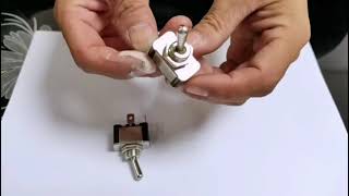 Automobile Toggle Switch Black On Off