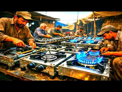 Crazy Engineering Pakistani Factory Makes Gas Stoves Using Ancient Technology