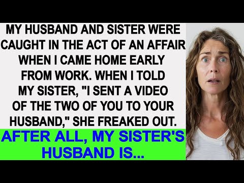 My husband and sister were caught in an affair  I said, 'I sent the video of you to your husban