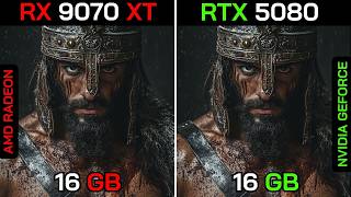 RX 9070 XT VS RTX 5080+ Ryzen™ 7 9800X3D : TEST IN 20 GAMES