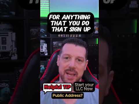Protect your address! #startingabusinessadvice #startallc