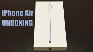 iPhone Air in Sky Blue Unboxing & Review