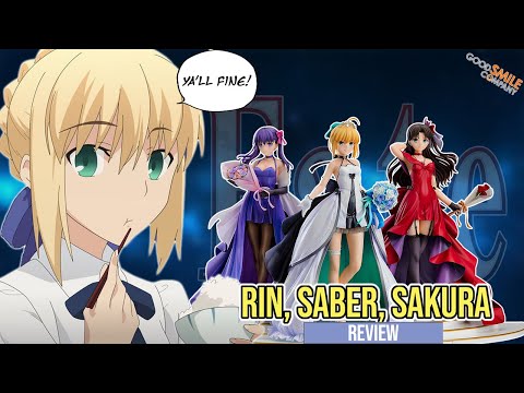 [FATE Franchise] SABER, RIN and SAKURA 15th Celebration Dress Ver. Premium Box by Goodsmile REVIEW