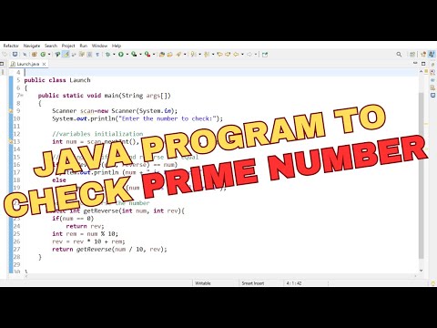 JAVA PROGRAM TO CHECK PRIME NUMBER | JAVA LOGICAL PROGRAM