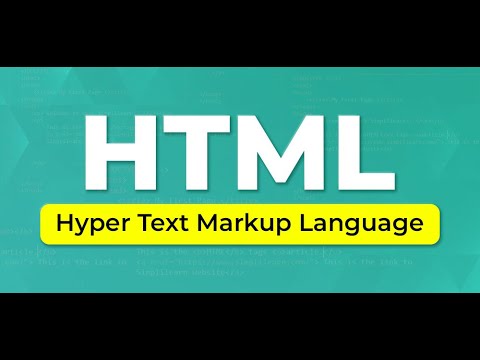 HTML BASICS PART I