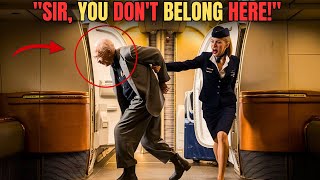 Flight Attendant Kicks Black Elderly Farmer Off Plane, Unaware He’s the Billionaire Who Owns It