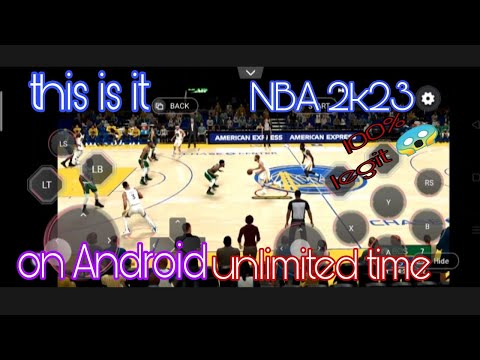 NBA 2K23 ON ANDROID MOBILE unlimited time 100% legit 😱 soon to release APK /Obb...