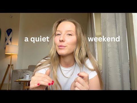 a chill weekend at home in edinburgh - cleaning, hanging with my mom and showing some new buys