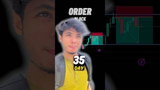 Trading ( Day: 35 )📍| How to Trade on Order Block? | #ahmedtlogs #trading #shorts