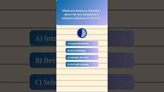 selenium 4 chrome devtools interview Questions #quiz #selenium #shorts #youtubeshorts