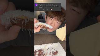 Trying Cheese with Chocolate!
