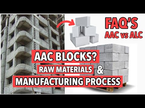 AAC blocks manufacturing process in India || Autoclaved Aerated concrete || #aac #civilengineering