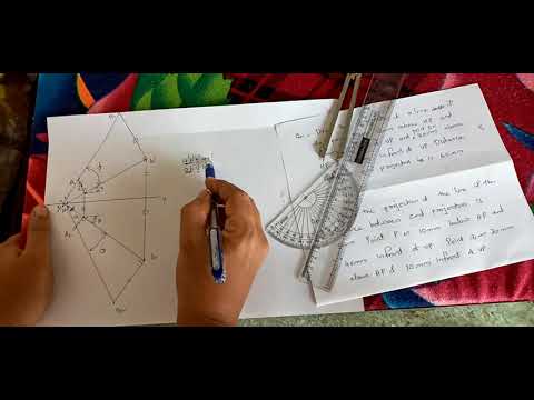 Engineering Graphics:- Projection of Lines 6