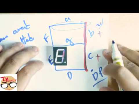 how to use 7 segment display with no decoder #9