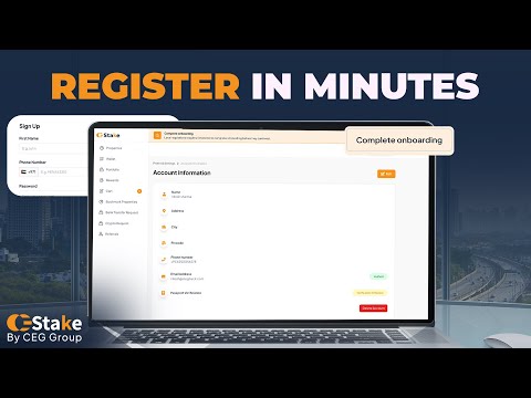 HOW TO REGISTER ON CEG STAKE | COMPLETE GUIDE
