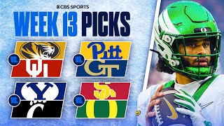 Picks for EVERY Top 25 game in College Football [Full Week 13 Predictions]