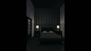 #TheSims4 Black Hollyhock Bedroom 🖤 [Build Showcase | No CC]