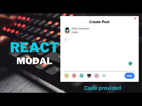 How to make Popup Modal in React JS | React Hooks | dev rahaman