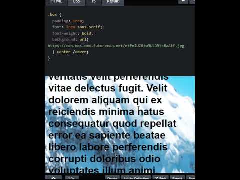 CSS: background attachment!