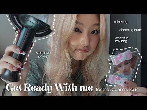 GRWM FOR A KPOP CONCERT ( makeup + outfit + what's in my bag + vlog )