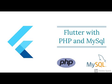 Flutter php and MySql tutorial