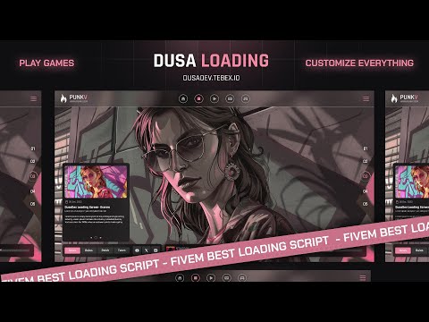 Fivem Script | Dusa Loading Screen - Play Games, Customize Everything (Dusa)
