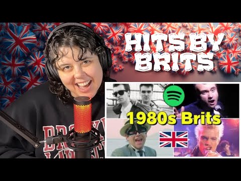 AMERICAN Reacts to 180 Classic British 1980s songs
