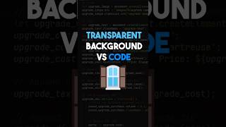 🧊 Transparent background for VS Code #shorts #coding #vscode #programming #extensions #code #tips