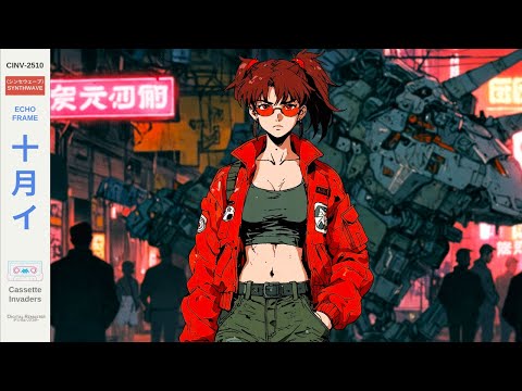 Synthwave Mix | ECHOFRAME | Cyberpunk Retrowave Anime Soundtrack for Gaming, Coding & Deep Focus