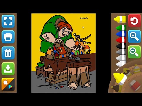 LEARN COLORS QUASIMODO PLAYS WITH TOYS