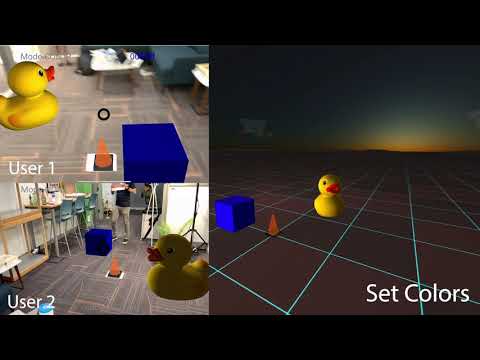 ARENA Collaborative AR Authoring Tool Demo