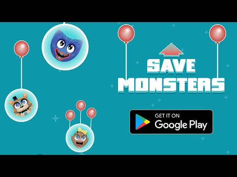 Trailer of the game "Save Monster" !! New challenging and interesting game with Huggy Wuggy