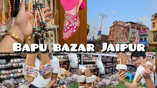 Jaipur shopping vlog|Bapu bazar|famous market in jaipur | Rajasthan