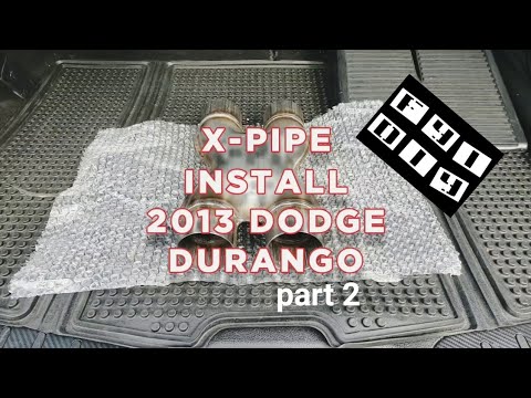 Dodge Durango X-Pipe w/ Borla ProXS Mufflers & Mid-muffler Delete - Subscribe For More Tips