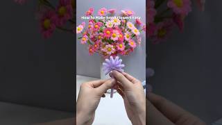 how to make easy and beautiful daisy flowers | fuzzy wire flowers tutorial #diycrafts #craftideas