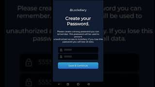 LOCKDIARY FOR ANDROID: User Guide