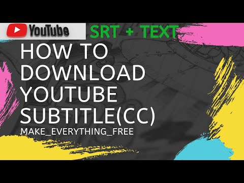 How to download youtube subtitle (2020)
