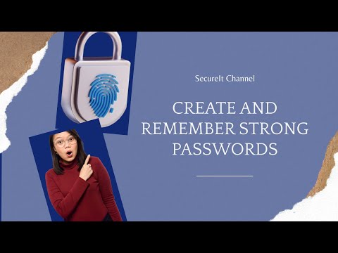 PART 1: Create and Remember Strong Passwords #CyberSecurityTips  #OnlineSafety #TechTips