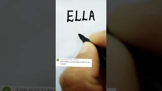 ELLA♥️ Comment down your name for the next logo 👍#customlogodesign #youtubeshorts #shorts #viral