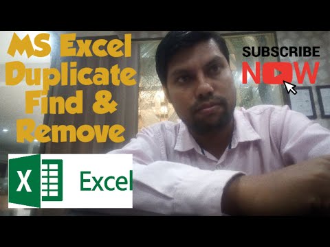 Duplicate Remove in Excel in Bangla